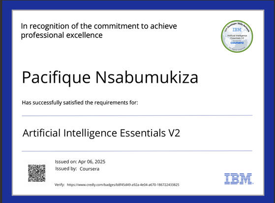 Artificial Intelligence Certification